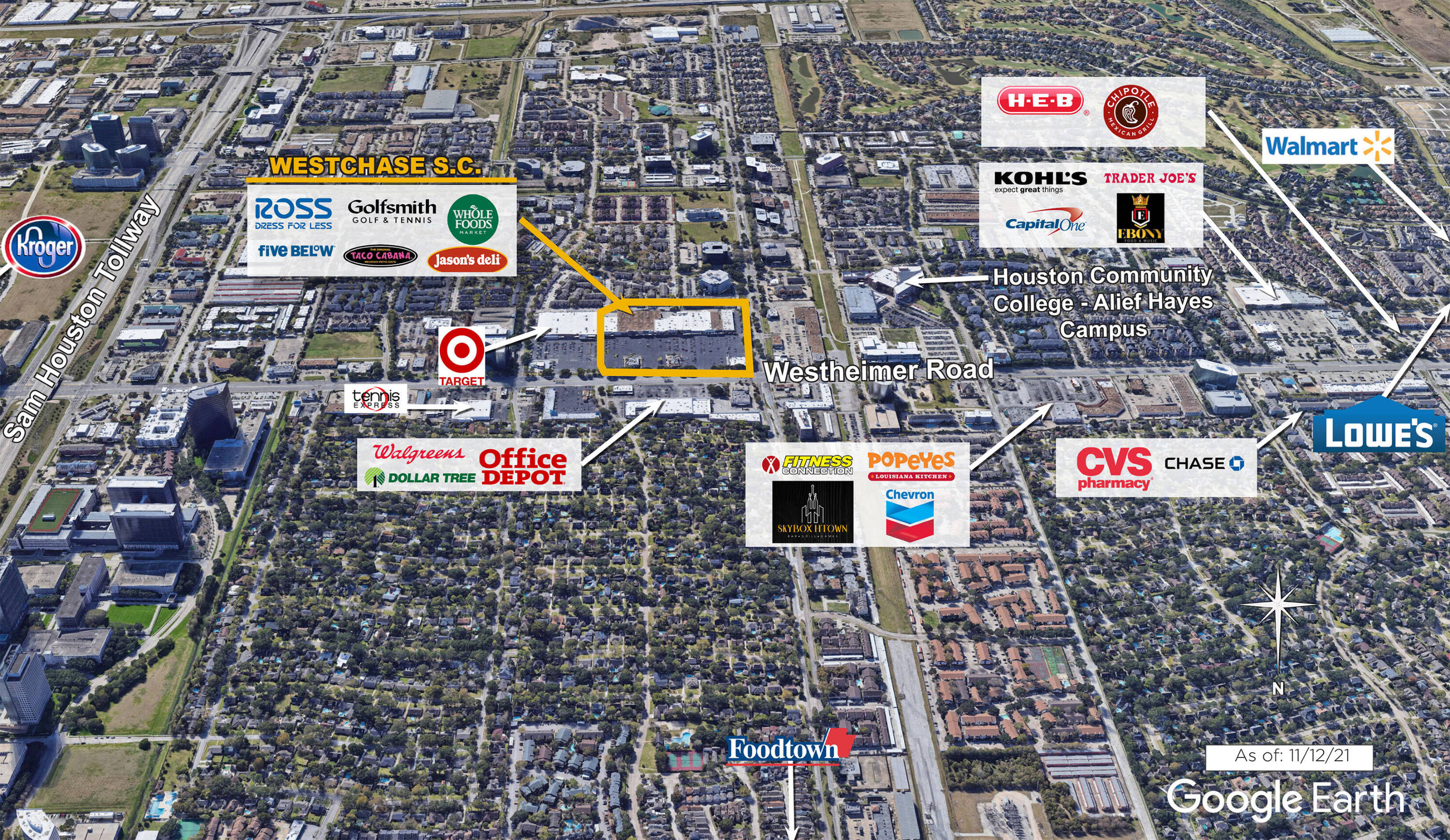 Westheimer Rd. & Wilcrest Dr, Houston, TX 77042