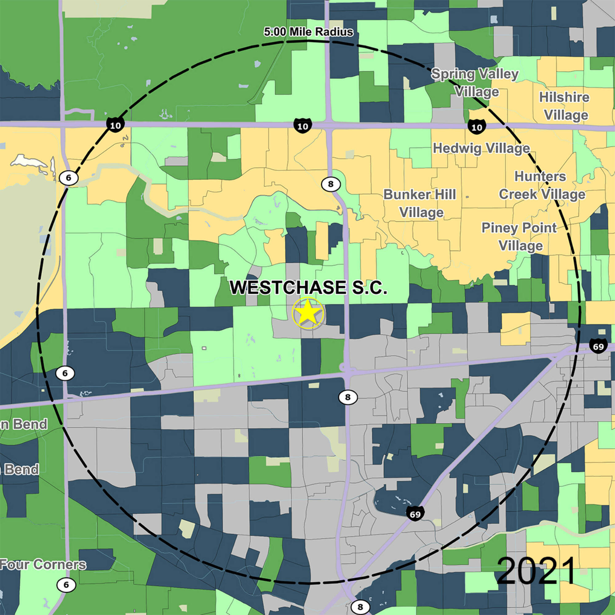 Westheimer Rd. & Wilcrest Dr, Houston, TX 77042