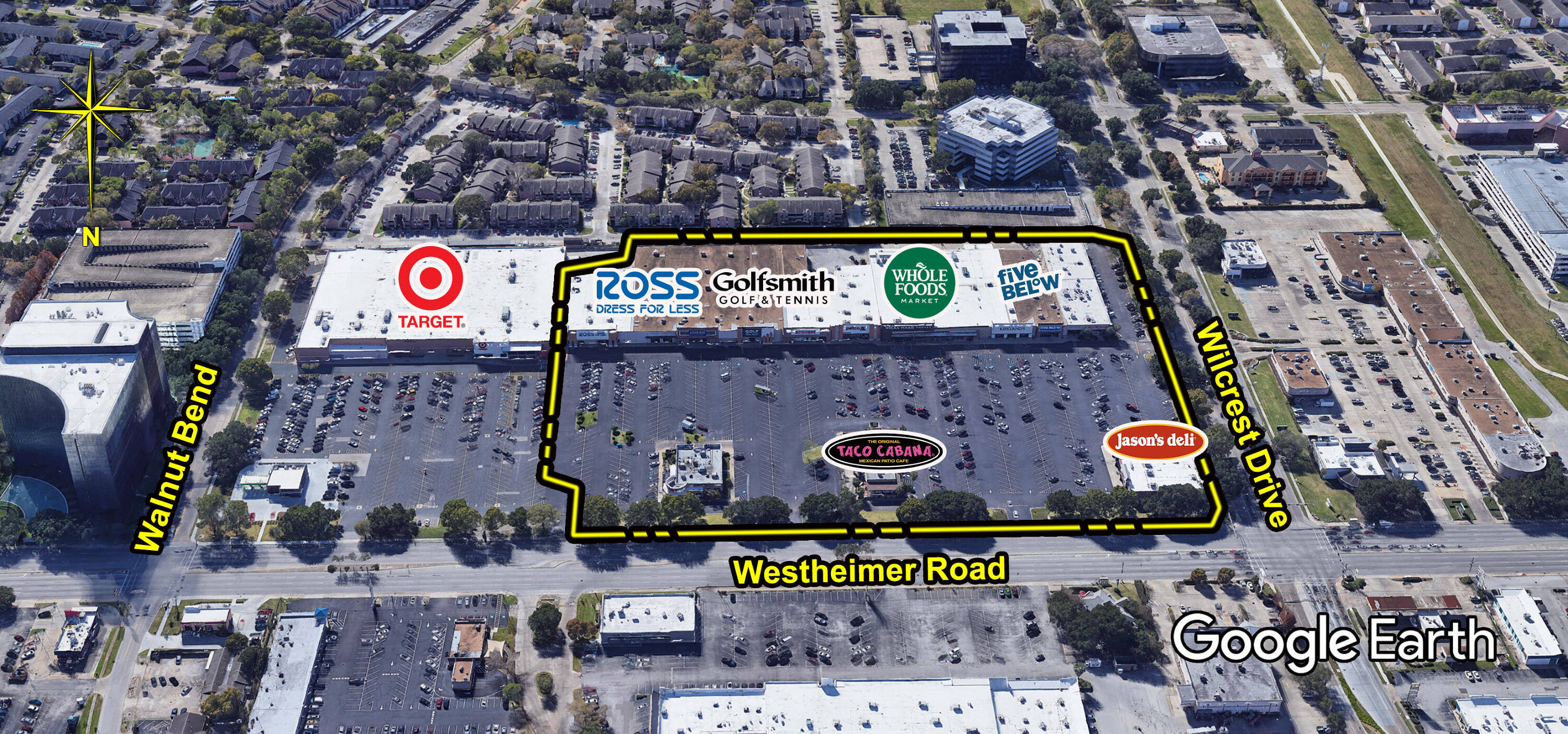 Westheimer Rd. & Wilcrest Dr, Houston, TX 77042