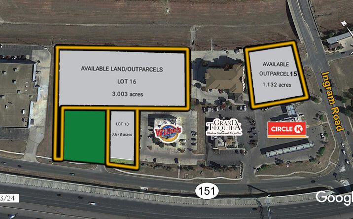 Pictures of Retail, Land, Restaurant property located at 8739 TX-151, San Antonio, TX 78251 for lease - image #1
