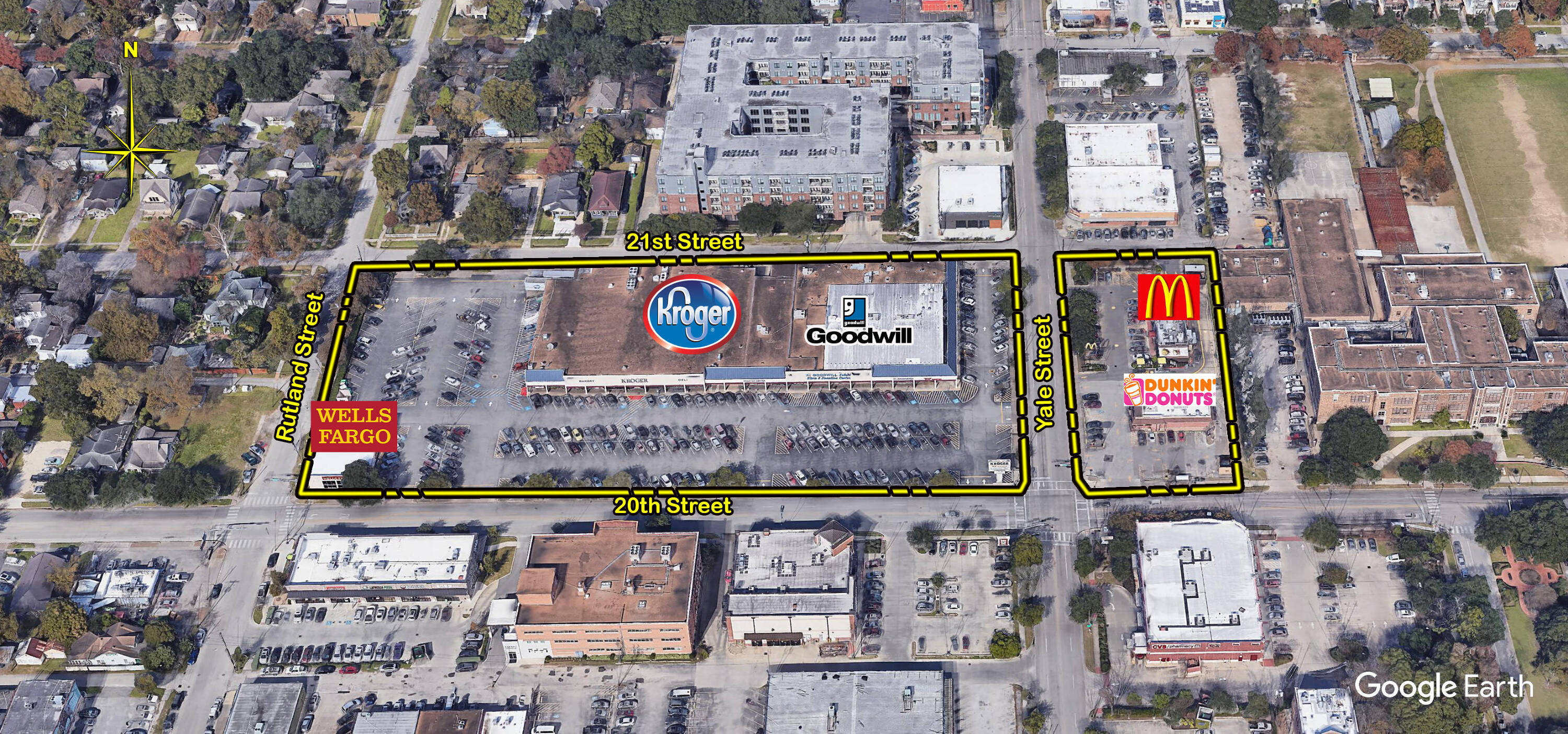 Yale St. & W 20th St, Houston, TX 77008