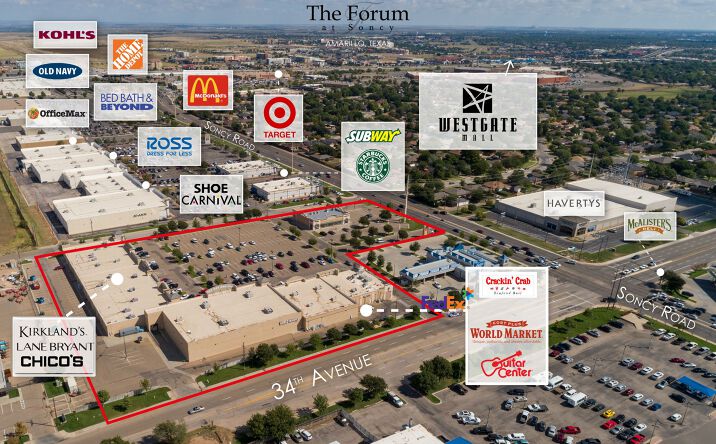 Pictures of Retail, Restaurant property located at 3350 S Soncy Rd, Amarillo, TX 79119 for lease - image #1