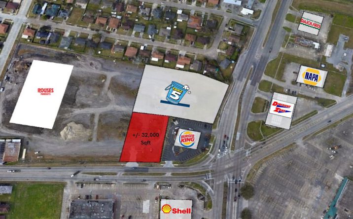 Pictures of Retail, Office, Land property located at 6205 Lapalco Blvd, Marrero, LA 70072 for lease - image #1