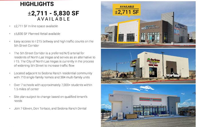 Pictures of Retail, Restaurant property located at 270 E Ann Rd, North Las Vegas, NV 89031 for lease - image #1