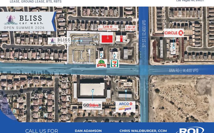 Pictures of Retail, Restaurant property located at 270 E Ann Rd, North Las Vegas, NV 89031 for lease - image #1