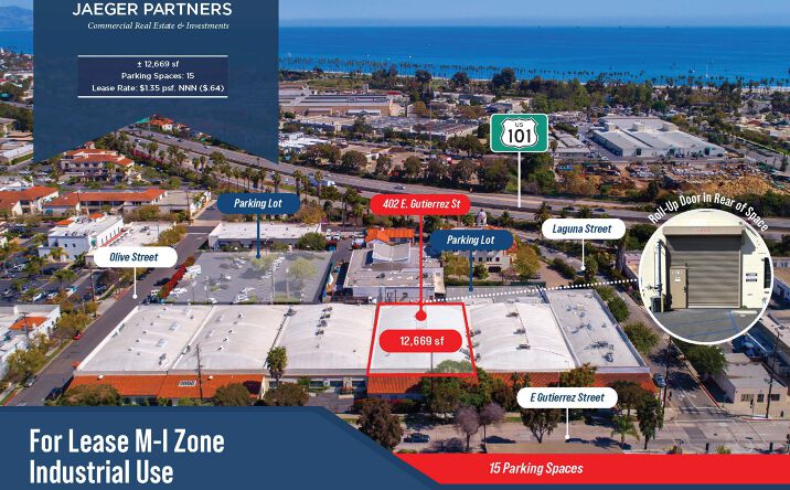 Pictures of Industrial, Office property located at 402 E Gutierrez St, Santa Barbara, CA 93101 for lease - image #1