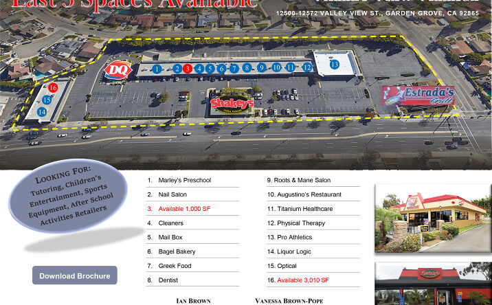 Pictures of Retail property located at 12518 Valley View St, Garden Grove, CA 92845 for lease - image #1