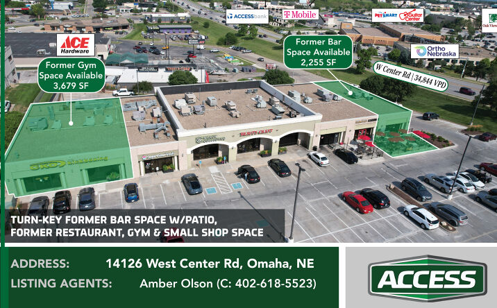 Pictures of Retail, Restaurant property located at 14126 W Center Rd, Omaha, NE 68144 for lease - image #1