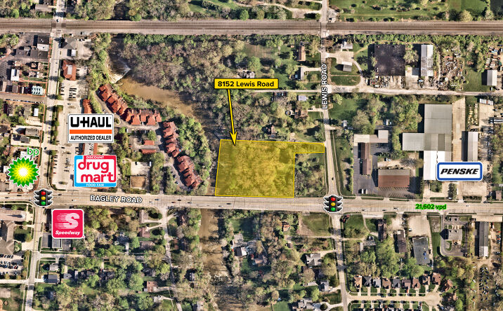 Pictures of Land property located at 8152 Lewis Rd, Olmsted Falls, OH 44138 for lease - image #1