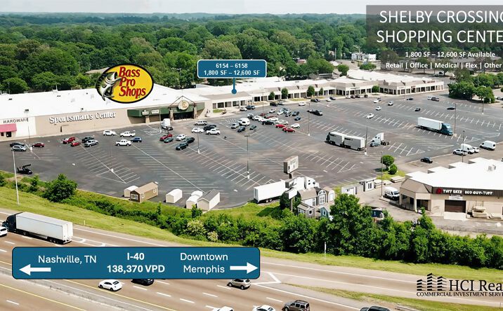 Pictures of Retail, Office, Special Purpose property located at 6150 Macon Rd, Memphis, TN 38134 for lease - image #1