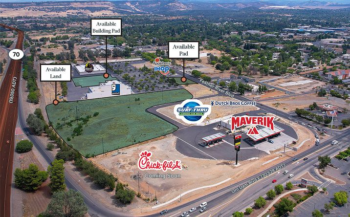 Pictures of Retail, Land property located at 2100 Feather River Blvd, Oroville, CA 95965 for lease - image #1