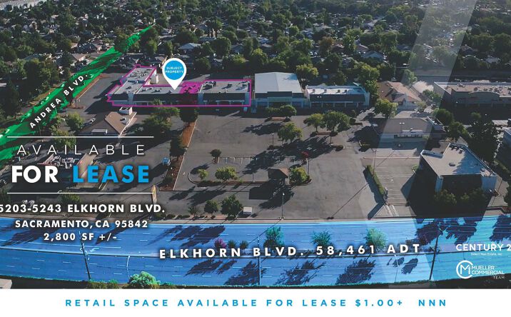 Pictures of Retail property located at 5203-5243 Elkhorn Blvd, Sacramento, CA 95842 for lease - image #1