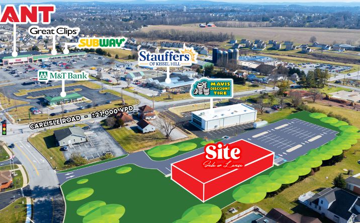 Pictures of Retail, Land property located at 3966 Carlisle Rd, Dover, PA 17315 for lease - image #1