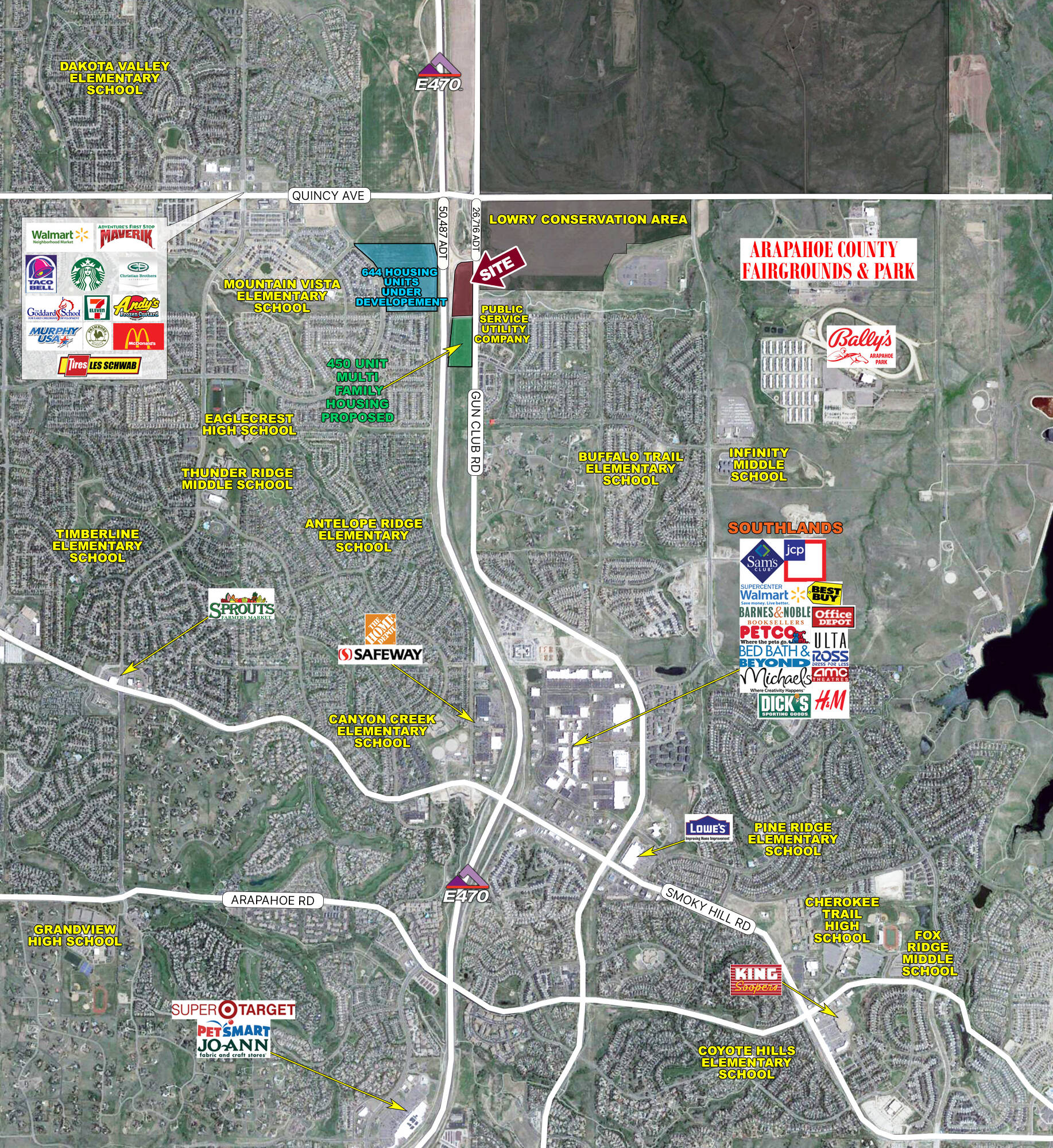 Gun Club Road E470 and Quincy Avenue Interchange, Aurora, CO 80013