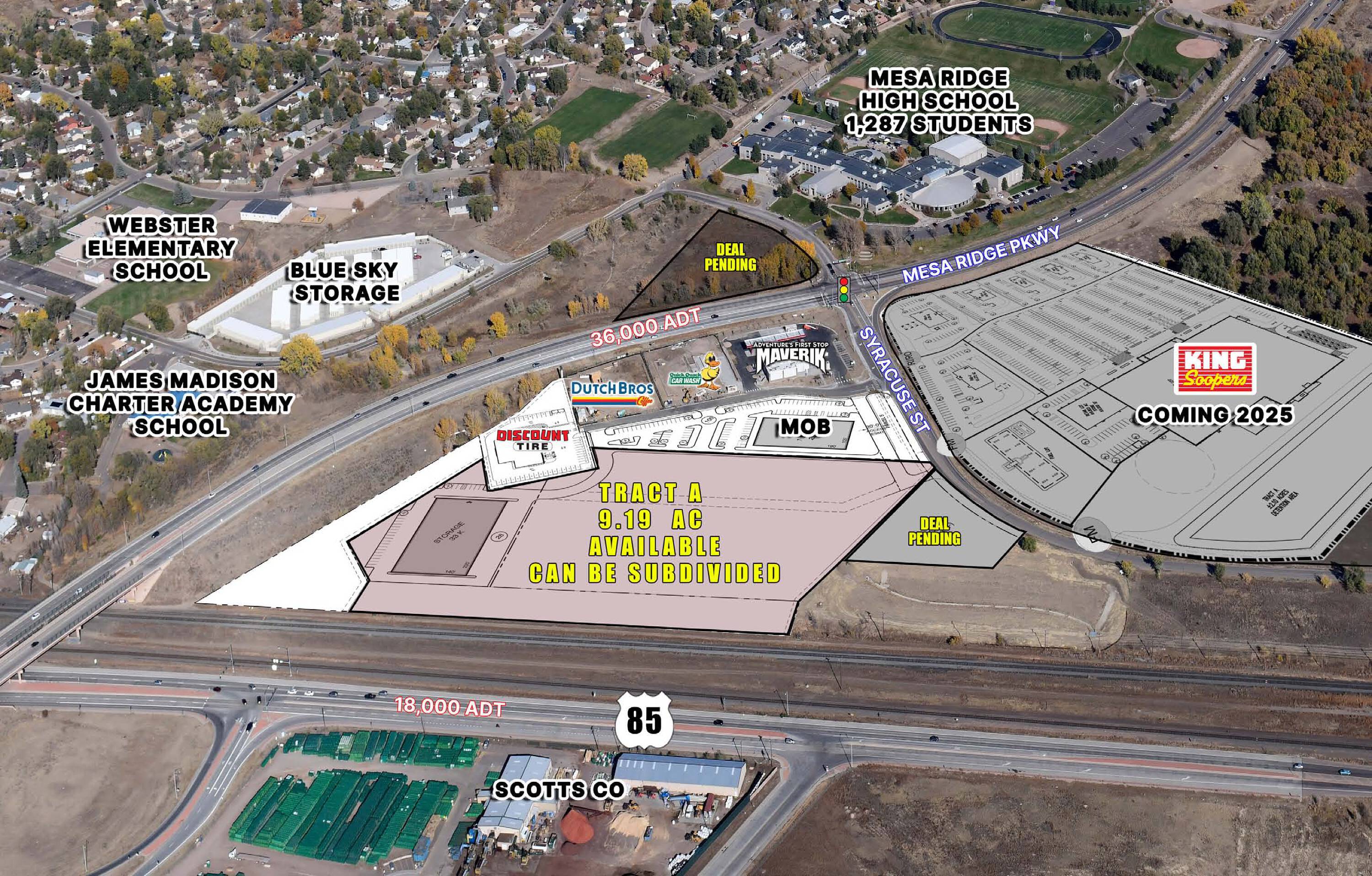 Mesa Ridge Parkway and Syracuse Street SWC, Fountain, CO 80911