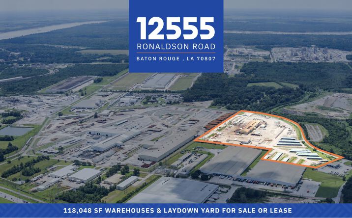 Pictures of Industrial, Land property located at 12555 Ronaldson Rd, Baton Rouge, LA 70807 for lease - image #1