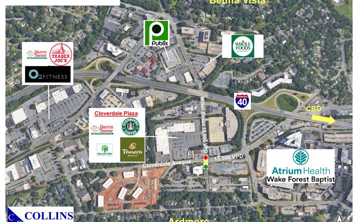 Pictures of Retail, Office property located at Cloverdale Ave & Miller St, Winston-Salem, NC 27103 for lease - image #1