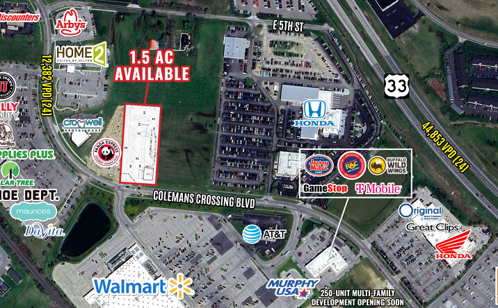 Pictures of Land property located at Colemans Crossing Blvd, Marysville, OH 43040 for lease - image #1