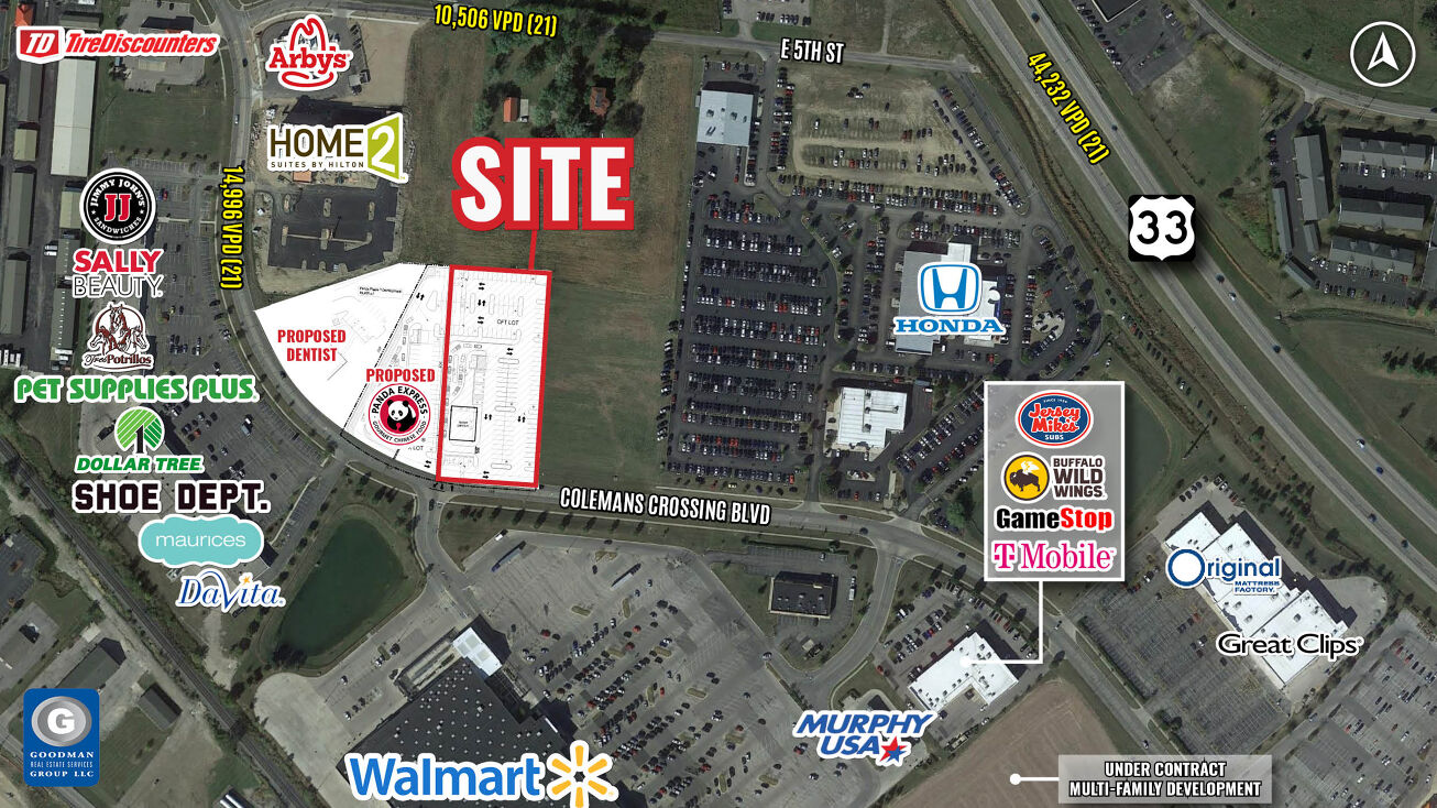 Colemans Crossing Blvd, Marysville, OH 43040 Land for Lease Coleman