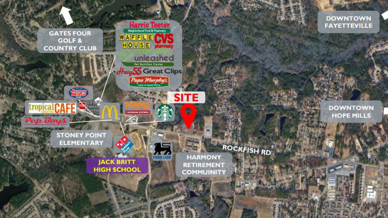 7138 Rockfish Rd, Fayetteville, NC 28306 Land for Lease 7138