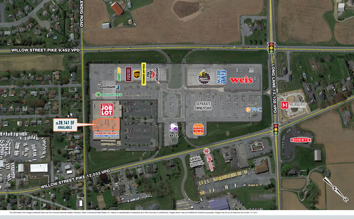 Pictures of Retail property located at 2600 Willow Street Pike N, Willow Street, PA 17584 for lease - image #1