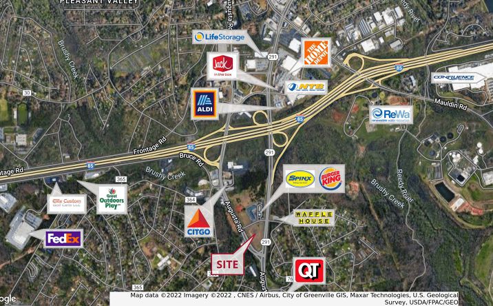 Pictures of Retail, Land property located at South Pleasantburg Drive, Greenville, SC 29605 for lease - image #1