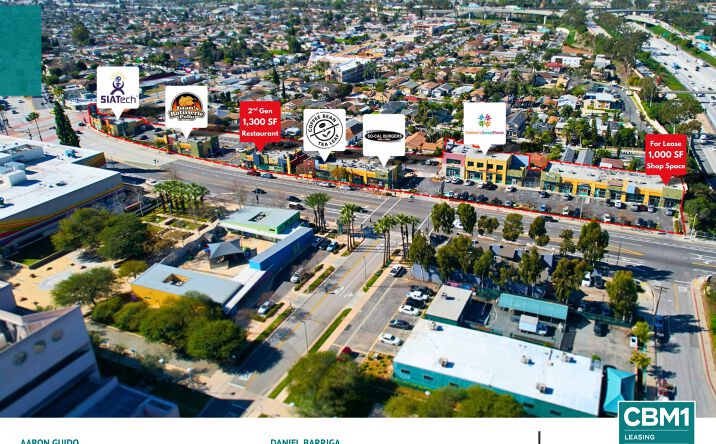 Pictures of Retail, Office, Restaurant property located at 131-251 S Mednik Ave, East Los Angeles, CA 90022 for lease - image #1