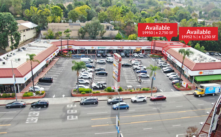 Pictures of Retail property located at 19930 Ventura Blvd, Los Angeles, CA 91364 for lease - image #1