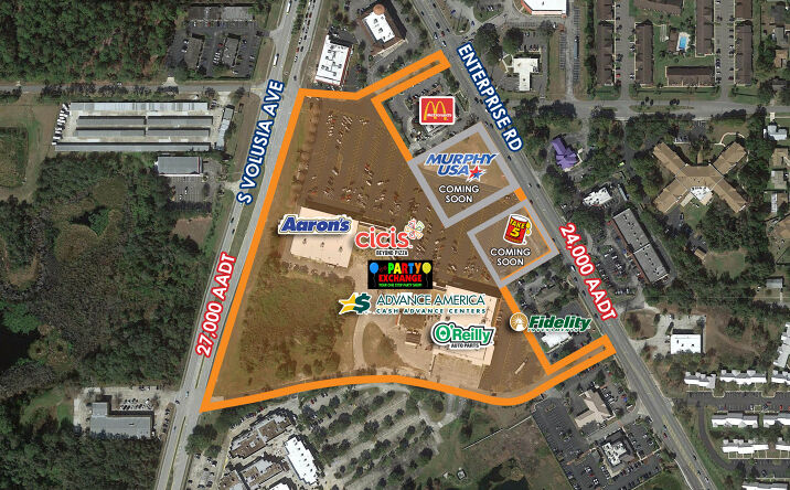 Pictures of Retail property located at 2412 - 2460  S Volusia Ave, Orange City, FL 32763 for lease - image #1