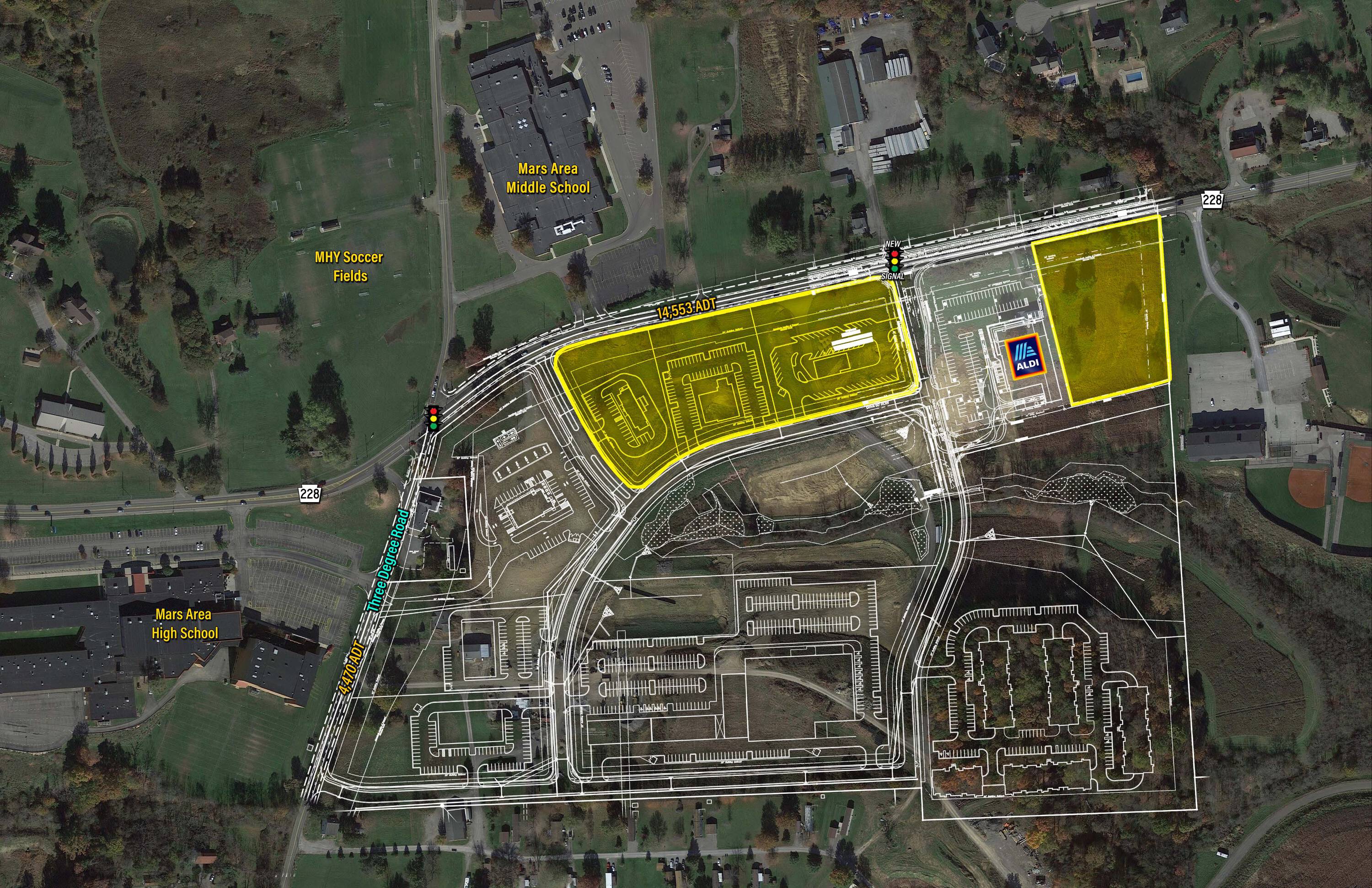 Route 228 Three Degree Road, Seven Fields, PA 16046 Retail Space