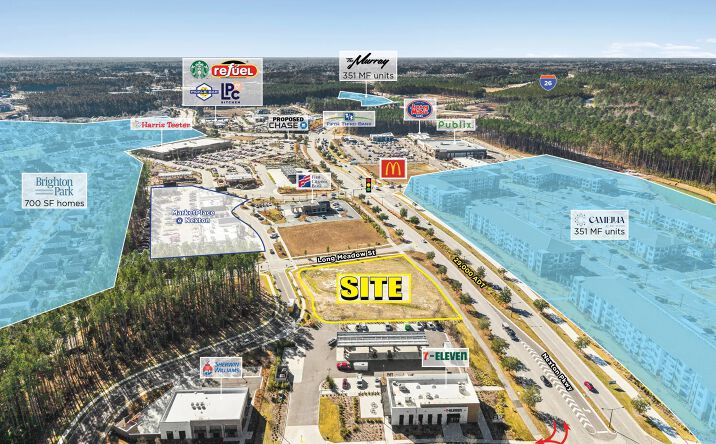 Pictures of Land property located at Nexton Pkwy & Long Meadow St, Summerville, SC 29486 for lease - image #1