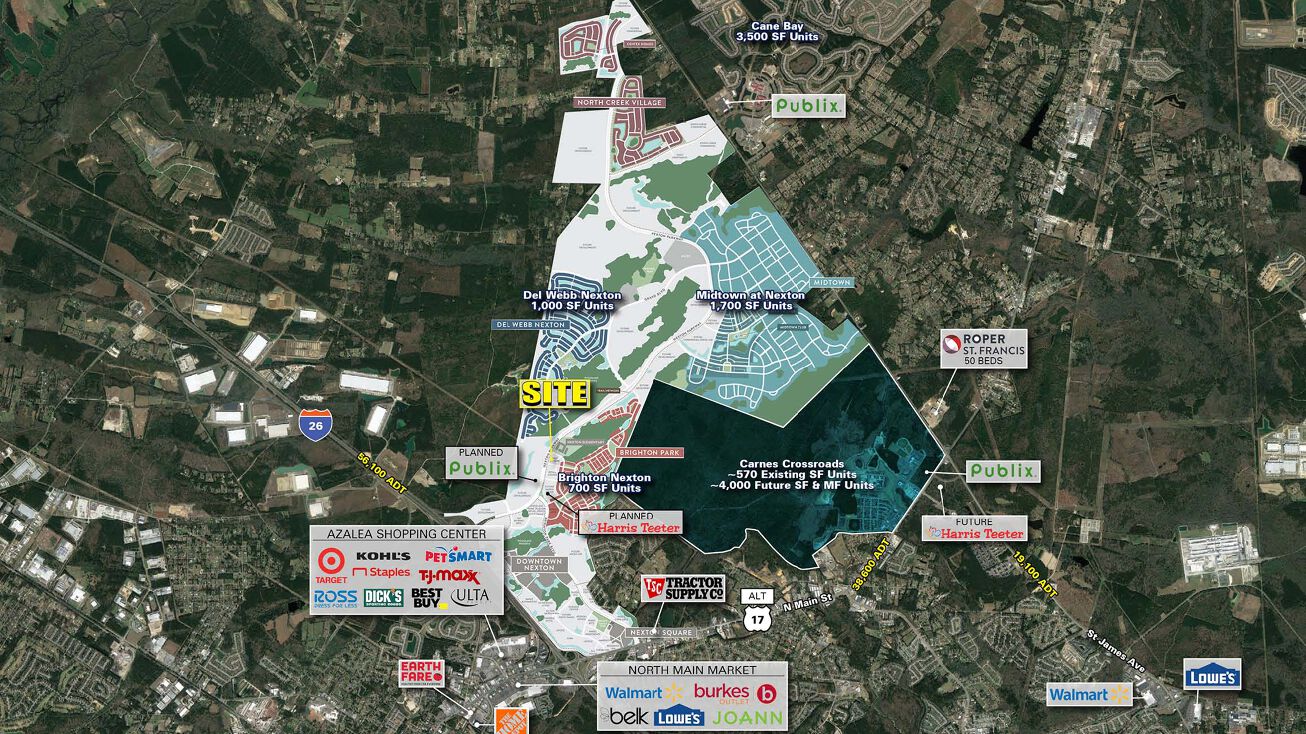 Nexton Pkwy & Long Meadow St, Summerville, SC 29486 Land for Lease Nexton Development