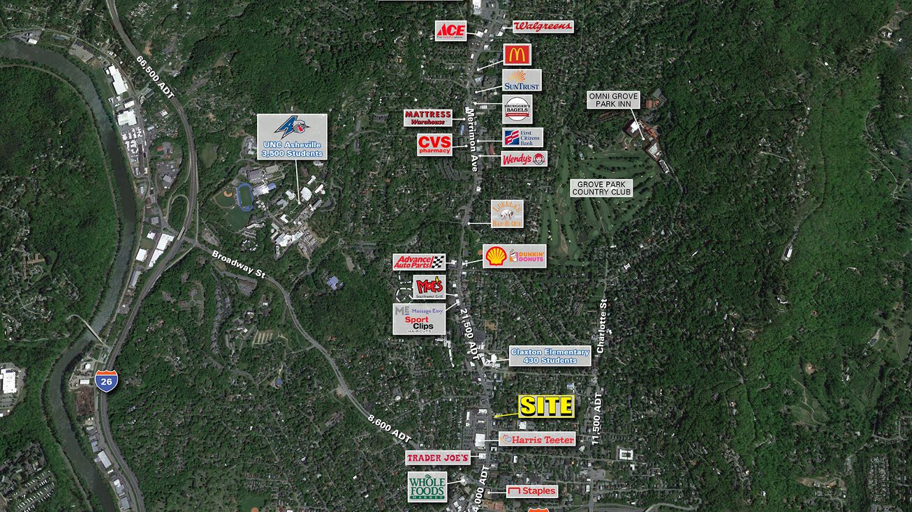 167 Merrimon Ave, Asheville, NC 28801 Land for Lease 167 Merrimon