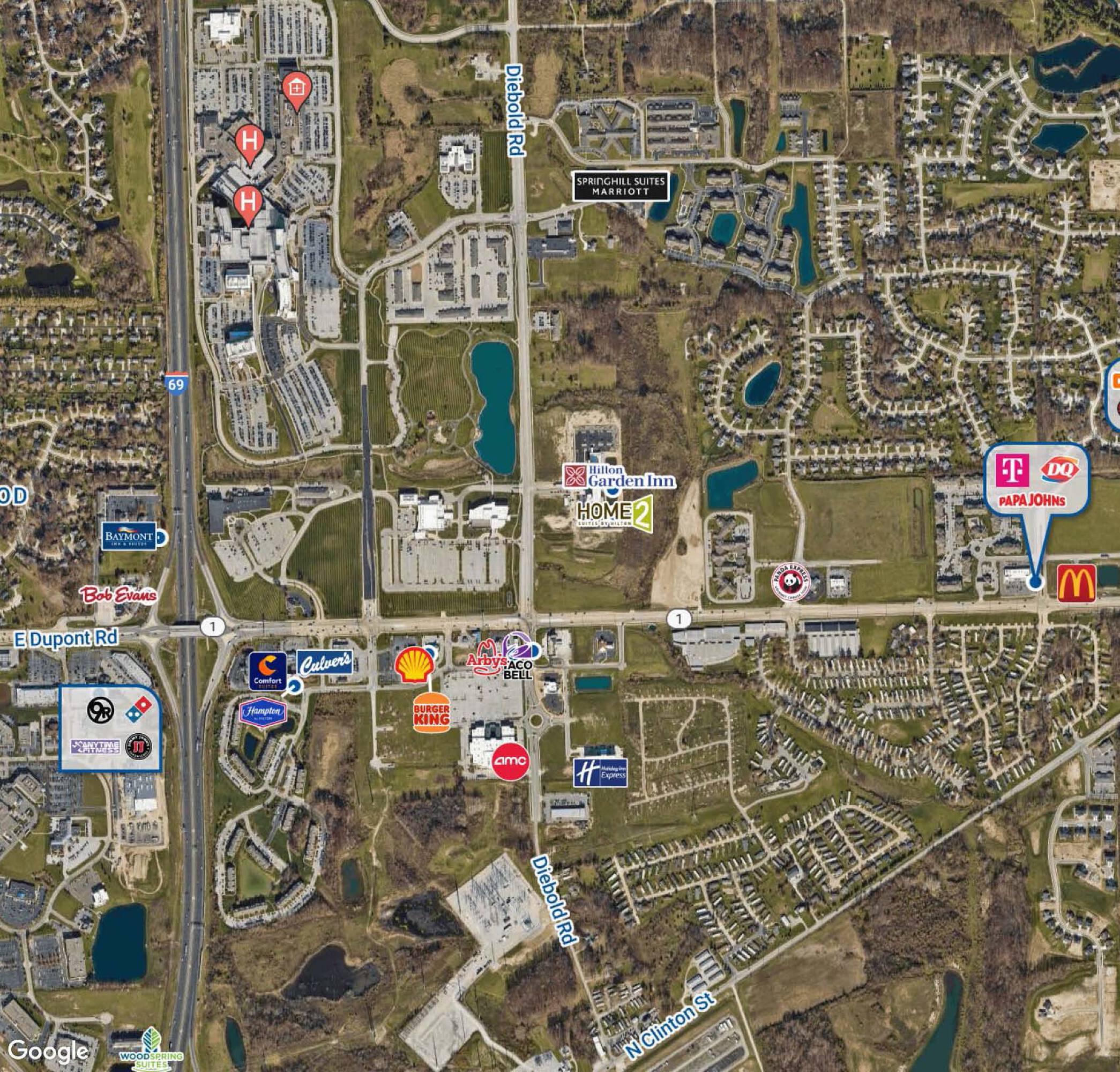 10500 Diebold Rd, Fort Wayne, IN 46854