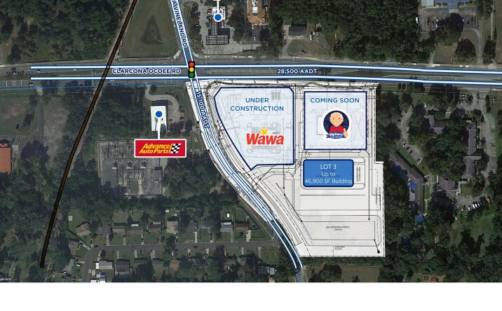 Pictures of Land property located at SEC Clarcona Ocoee Rd & Apopka Vineland Rd, Orlando, FL 32818 for lease - image #1