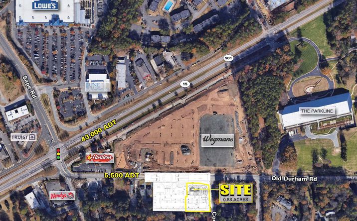 Pictures of Retail, Land property located at Old Durham Rd & Cooper St, Chapel Hill, NC 27517 for lease - image #1