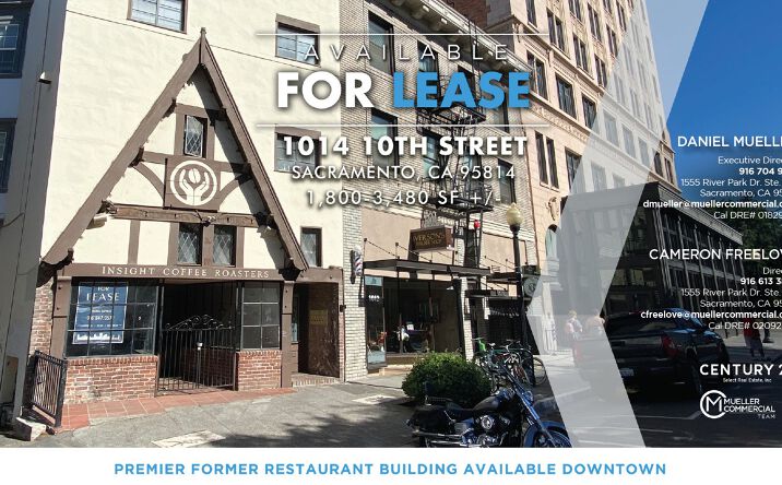 Pictures of Retail, Restaurant property located at 1014 10th St, Sacramento, CA 95814 for lease - image #1