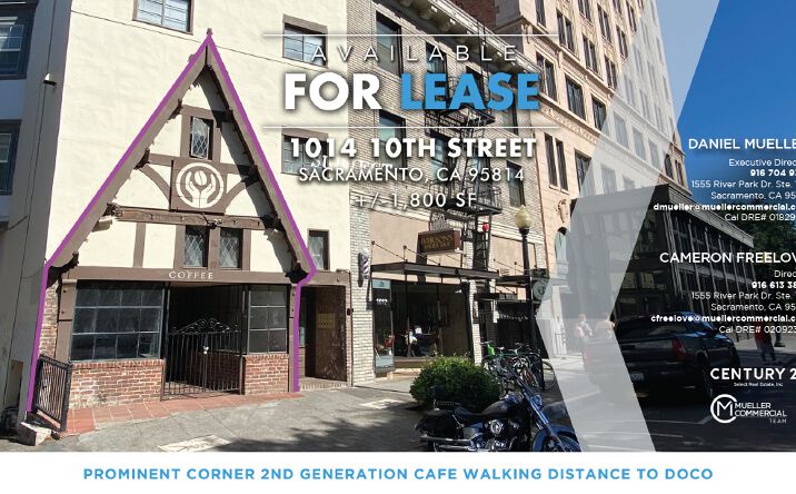 Pictures of Retail, Restaurant property located at 1014 10th St, Sacramento, CA 95814 for lease - image #1