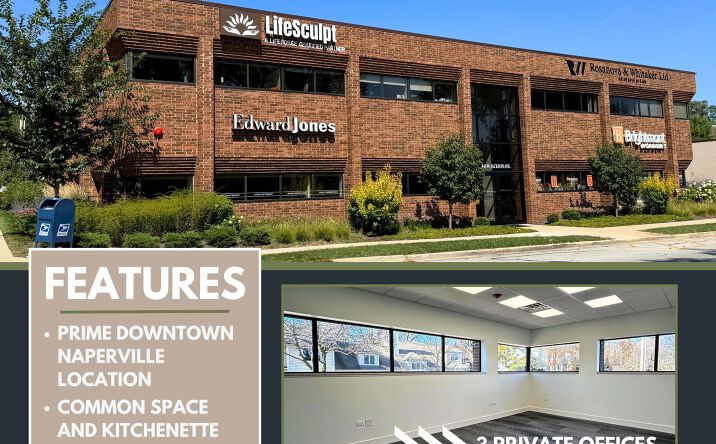 Pictures of Office property located at 445 Jackson Ave, Naperville, IL 60540 for lease - image #1