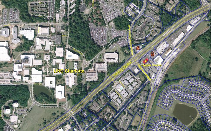 Pictures of Retail, Office property located at 9510 University City Blvd, Charlotte, NC 28213 for lease - image #1
