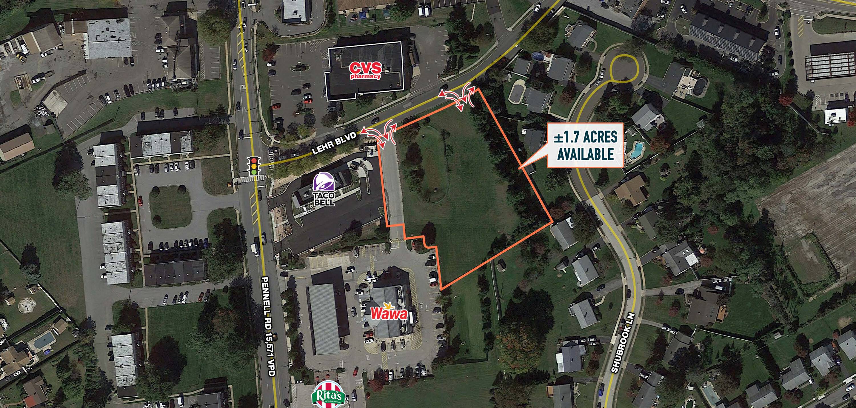 Lehr Boulevard & Pennell Road, Aston, PA 19014