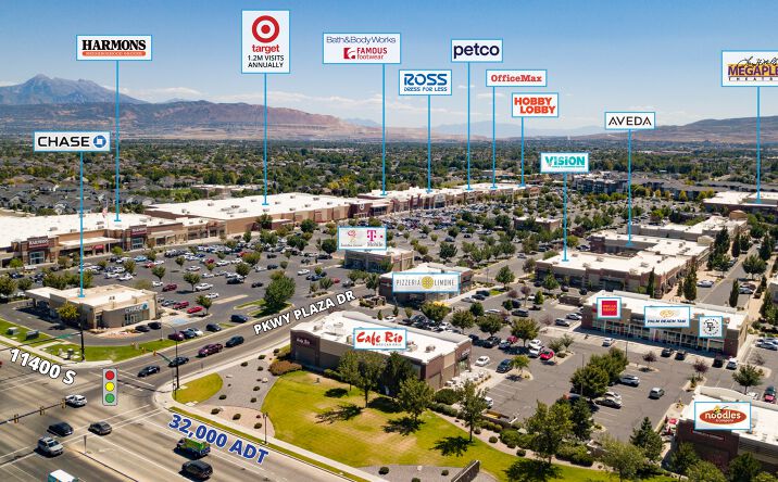 Pictures of Retail property located at 11400 S Bangerter Hwy, South Jordan, UT 84095 for lease - image #1