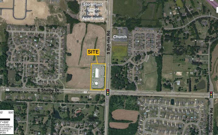 Pictures of Retail, Restaurant property located at S Byhalia Rd & E Shelby Dr, Collierville, TN 38017 for lease - image #1