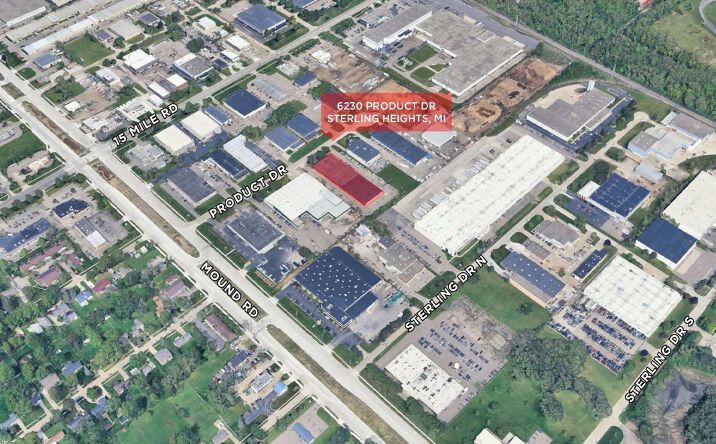 Pictures of Industrial property located at 6230 Product Dr, Sterling Heights, MI 48312 for lease - image #1