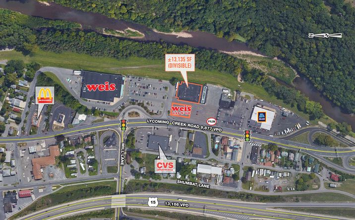 Pictures of Retail, Office property located at 1844 Lycoming Creek Rd, Williamsport, PA 17701 for lease - image #1