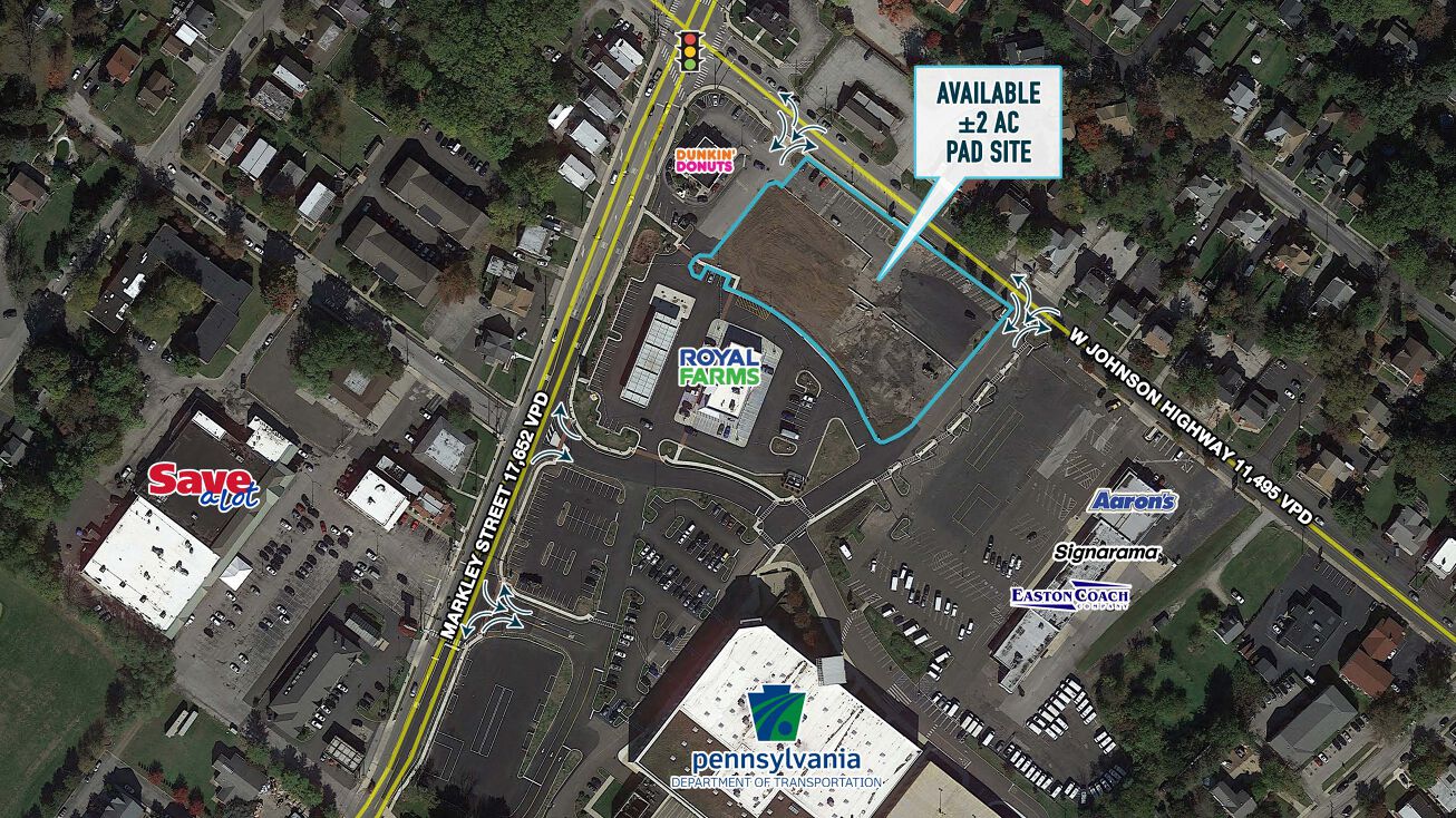 Markley Street & W. Johnson Highway, East Norriton, PA 19401 Land for