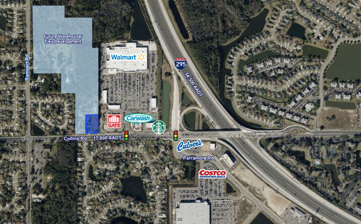 Pictures of Land, Retail property located at 7143 Collins Rd, Jacksonville, FL 32244 for lease - image #1