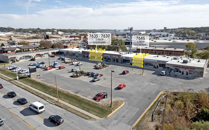 Pictures of Retail property located at 7645 Cass St, Omaha, NE 68114 for lease - image #1