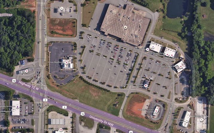 Pictures of Retail, Land, Restaurant property located at Highway 72 West, Huntsville, AL 35806 for lease - image #1