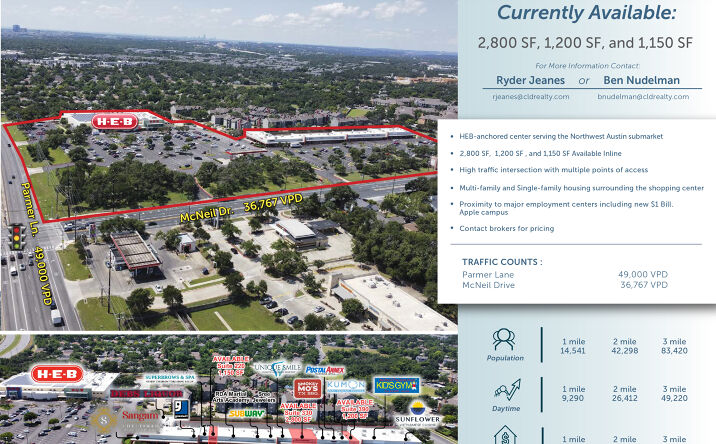 Pictures of Retail property located at SWC Parmer Ln. & McNeil Rd, Austin, TX 78727 for lease - image #1